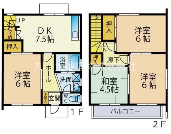 服部貸家 1｜千葉県四街道市千代田４丁目(賃貸一戸建4DK・--・68.04㎡)の写真 その1