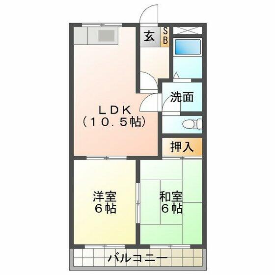 ダイヤマンション A202｜三重県津市久居烏木町(賃貸アパート2LDK・2階・49.68㎡)の写真 その2