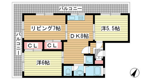 同じ建物の物件間取り写真 - ID:228047768275