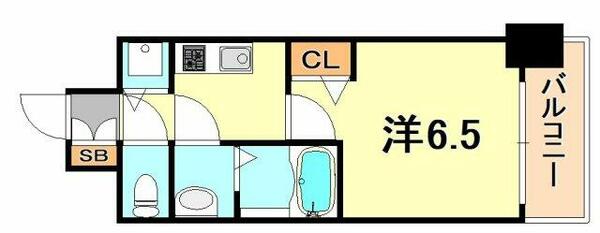 兵庫県神戸市中央区北長狭通５丁目(賃貸マンション1K・3階・25.90㎡)の写真 その2