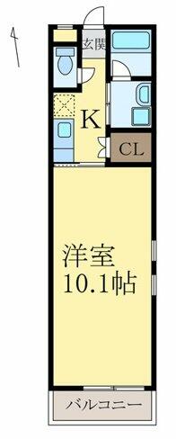 バウハウス｜和歌山県海南市船尾(賃貸マンション1K・2階・29.29㎡)の写真 その2