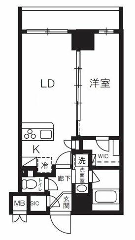 （仮称）台東区竜泉１丁目マンション｜東京都台東区竜泉１丁目(賃貸マンション1LDK・14階・40.56㎡)の写真 その2