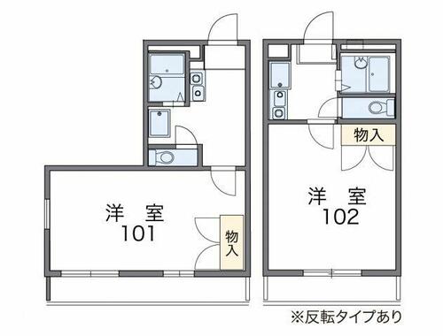 同じ建物の物件間取り写真 - ID:208009358021