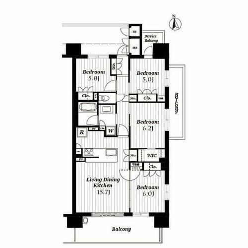 同じ建物の物件間取り写真 - ID:221010731804