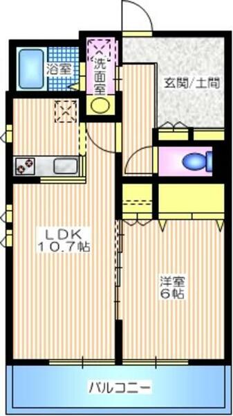 神奈川県鎌倉市材木座３丁目(賃貸マンション1LDK・2階・48.62㎡)の写真 その2