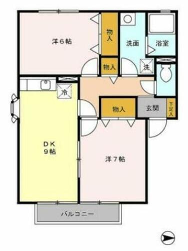 同じ建物の物件間取り写真 - ID:213102982539