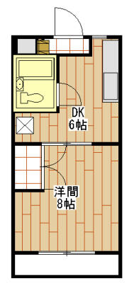 マンション大庭 305｜静岡県浜松市中央区中沢町(賃貸マンション1DK・2階・25.92㎡)の写真 その2