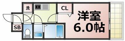 レジュールアッシュＯＯＳＡＫＡ新深江｜大阪府大阪市東成区深江南３丁目(賃貸マンション1K・7階・21.83㎡)の写真 その2