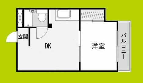 メダリアン巽｜大阪府大阪市生野区巽西３丁目(賃貸マンション1DK・2階・26.96㎡)の写真 その2