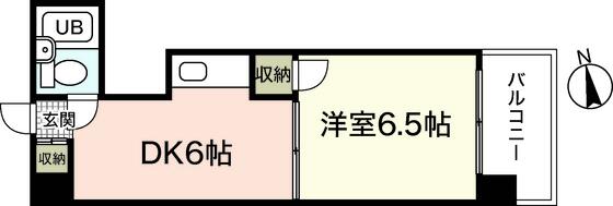 パティシェール吉川｜広島県広島市中区舟入中町(賃貸マンション1DK・3階・25.01㎡)の写真 その2