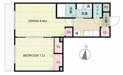 同じ建物の物件間取り写真 - ID:214054999109