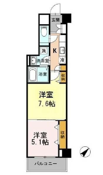 ヒルフラット大崎（Ｈｉｌｌ　Ｆｌａｔ　Ｏｓａｋｉ） 116｜東京都品川区大崎２丁目(賃貸マンション2K・1階・38.27㎡)の写真 その2