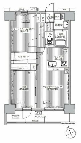 同じ建物の物件間取り写真 - ID:212042567677