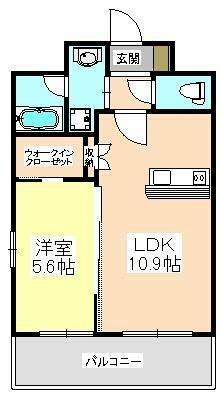 熊本県熊本市東区下南部３丁目(賃貸マンション1LDK・1階・40.16㎡)の写真 その2