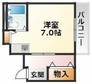 大阪府大阪市東淀川区大桐４丁目（アパート）の賃貸物件の間取り