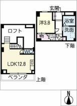 グランフォート新瑞橋 402 ｜ 愛知県名古屋市南区菊住１丁目（賃貸マンション1LDK・4階・38.74㎡） その2