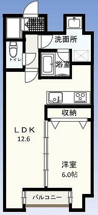 同じ建物の物件間取り写真 - ID:213105876507