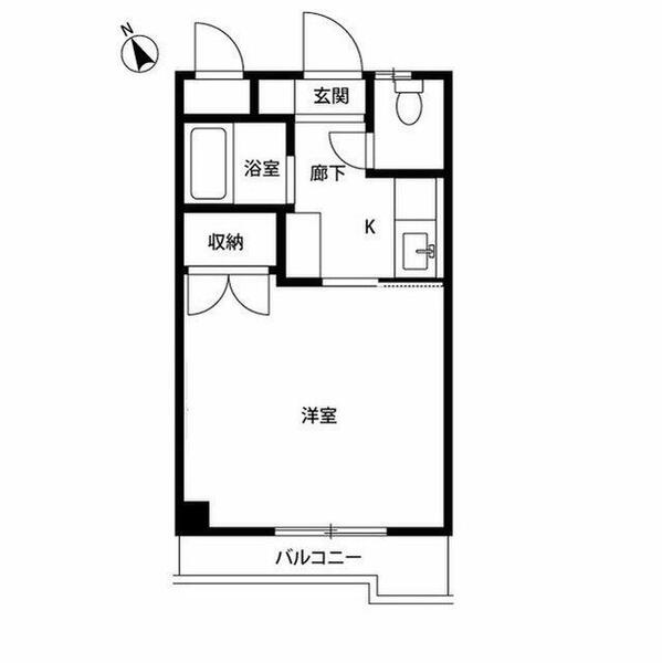 東京都板橋区徳丸３丁目(賃貸マンション1K・1階・22.14㎡)の写真 その2