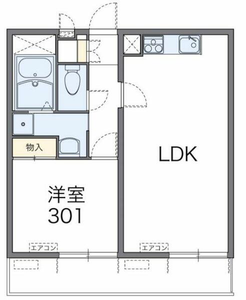 東京都新宿区西新宿３丁目(賃貸マンション1LDK・3階・40.57㎡)の写真 その2