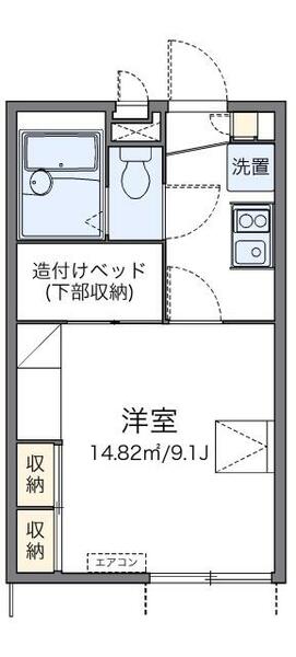 兵庫県明石市大久保町西島(賃貸アパート1K・1階・23.18㎡)の写真 その2