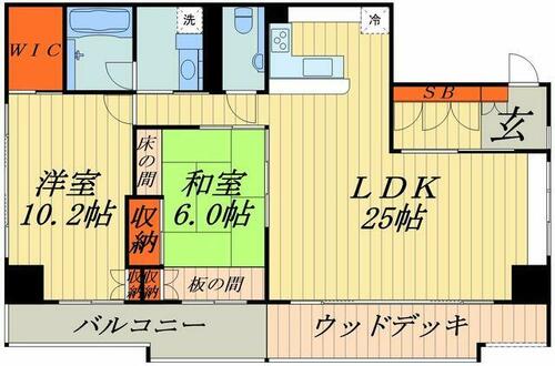 同じ建物の物件間取り写真 - ID:211046396589