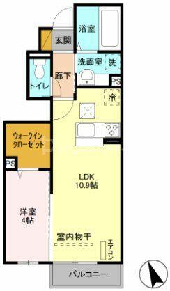 同じ建物の物件間取り写真 - ID:211048468348