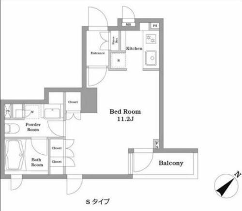 同じ建物の物件間取り写真 - ID:213102335933