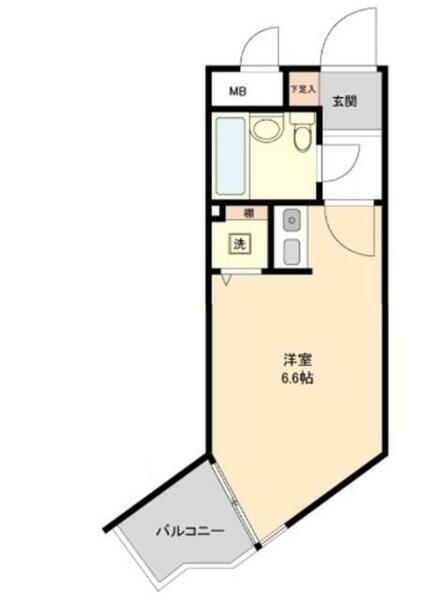 シティプラザ船橋｜千葉県船橋市海神１丁目(賃貸マンション1R・1階・17.28㎡)の写真 その2