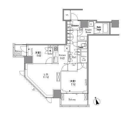 同じ建物の物件間取り写真 - ID:213103519635