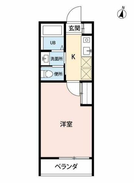 エクセルメゾンＢ B102｜千葉県柏市北柏２丁目(賃貸アパート1K・1階・21.89㎡)の写真 その2