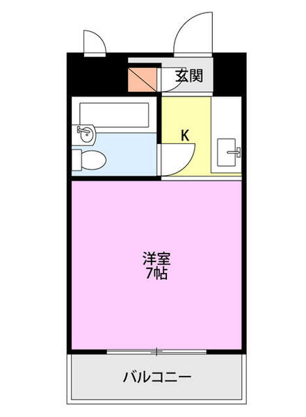 コア東堀 709｜新潟県新潟市中央区東堀通５番町(賃貸マンション1K・7階・19.21㎡)の写真 その2