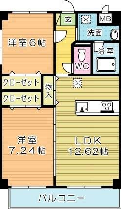 同じ建物の物件間取り写真 - ID:240024577872