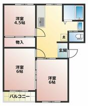 アバンテ能代 305 ｜ 秋田県能代市南元町（賃貸マンション3DK・3階・49.63㎡） その2