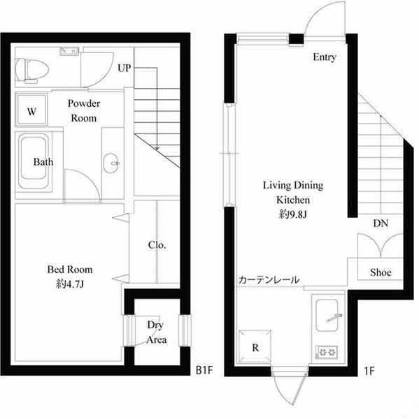 スクエアコート早稲田 13｜東京都新宿区西早稲田３丁目(賃貸マンション1LDK・--・42.20㎡)の写真 その2