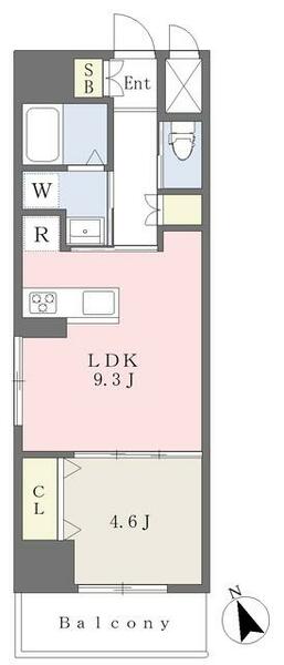 ＭＩＳＴＲＡＬ姫路駅前Ⅱ 903｜兵庫県姫路市南畝町２丁目(賃貸マンション1LDK・9階・38.99㎡)の写真 その2