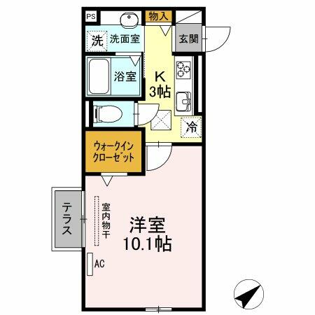 同じ建物の物件間取り写真 - ID:221010681609