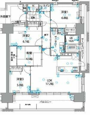 同じ建物の物件間取り写真 - ID:240028465032