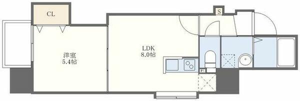 フォースラック出来大工町｜長崎県長崎市出来大工町(賃貸マンション1LDK・8階・31.72㎡)の写真 その2