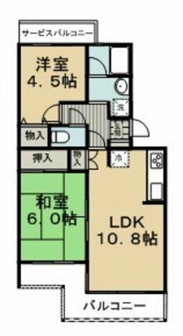 アクリベール有馬｜神奈川県川崎市宮前区有馬６丁目(賃貸マンション2LDK・1階・50.95㎡)の写真 その2