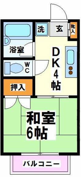 東京都調布市飛田給２丁目(賃貸アパート1DK・2階・26.93㎡)の写真 その2