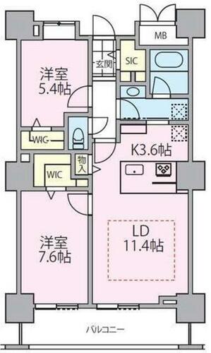 同じ建物の物件間取り写真 - ID:213103514629