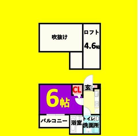 ＲＥＶＥ鶴舞（レーヴツルマイ）｜愛知県名古屋市昭和区鶴舞４丁目(賃貸アパート1K・2階・20.65㎡)の写真 その2