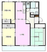 ファミール公園区 103 ｜ 山口県周南市大字徳山（賃貸マンション3LDK・1階・78.00㎡） その2