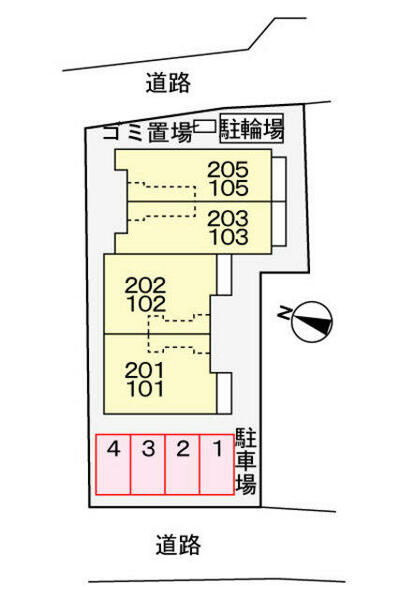 エルバウト｜大阪府柏原市古町２丁目(賃貸アパート1LDK・2階・42.37㎡)の写真 その3