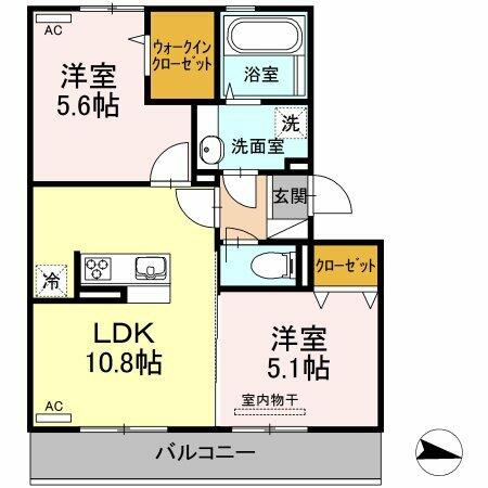 同じ建物の物件間取り写真 - ID:243006744553