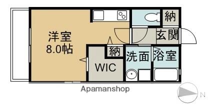 セレマメゾンⅡ 101｜愛媛県新居浜市中村松木１丁目(賃貸アパート1K・1階・32.20㎡)の写真 その2