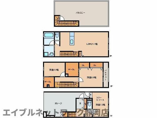 同じ建物の物件間取り写真 - ID:222016304659