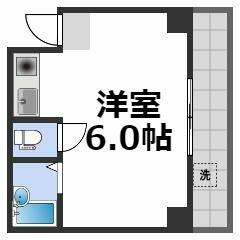 ハイマンマンション｜大阪府大阪市東成区中道２丁目(賃貸マンション1R・5階・15.00㎡)の写真 その2