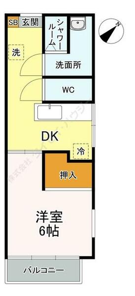 穂高第二ブラザーズ柏 0704｜千葉県柏市中央町(賃貸マンション1DK・7階・28.42㎡)の写真 その2