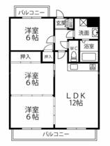 熊本県熊本市東区出水６丁目（賃貸マンション3LDK・2階・67.45㎡） その2